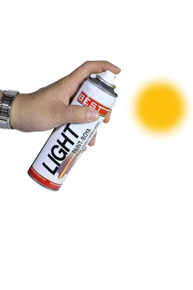 Light Sarı Akrilik Takviyeli Sprey Boya 250 Ml - 1
