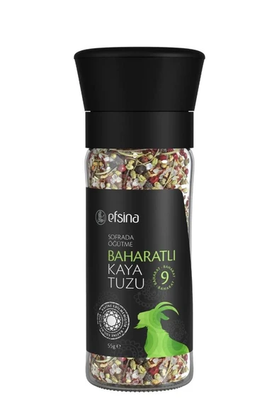 Efsina Sofrada Öğütme Baharatlı Kaya Tuzu 55 gr ürün görseli