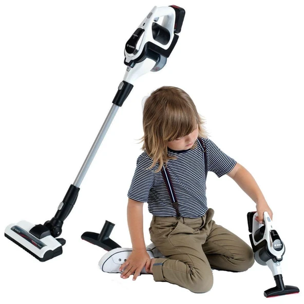 Bosch Oyuncak Sesli Işıklı Beyaz Elektrik Süpürgesi - Resim 5