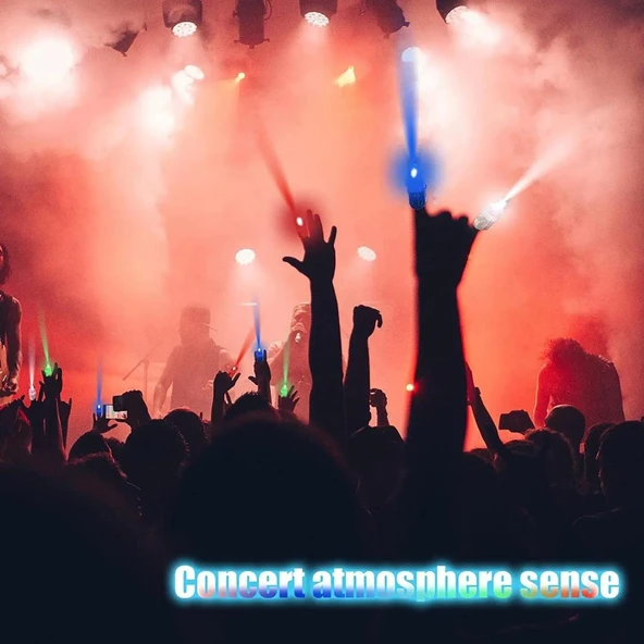 Led Işıklı Renkli Püsküllü Parmak Işığı 4 Renk 4 Adet ürün görseli