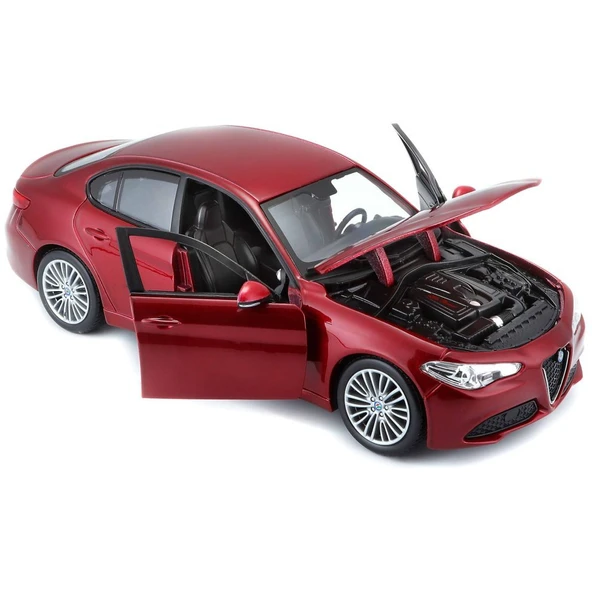 Bburago 1:24 Alfa Romeo GIULIA Model Araba - Resim 3