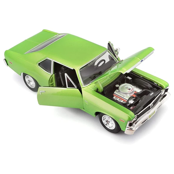 NessiWorld 1:24 1970 Model Chevrolet Nova SS - Resim 3