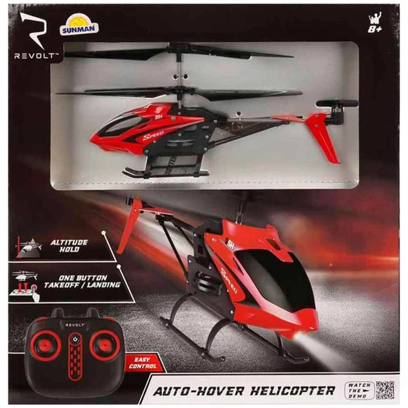 Airwolf Işıklı Şarjlı Uzaktan Kumandalı Helikopter - Resim 3