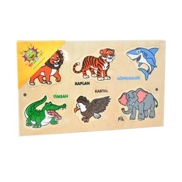 111 Woodoy Yapboz Vahşi Hayvanlar ürün görseli