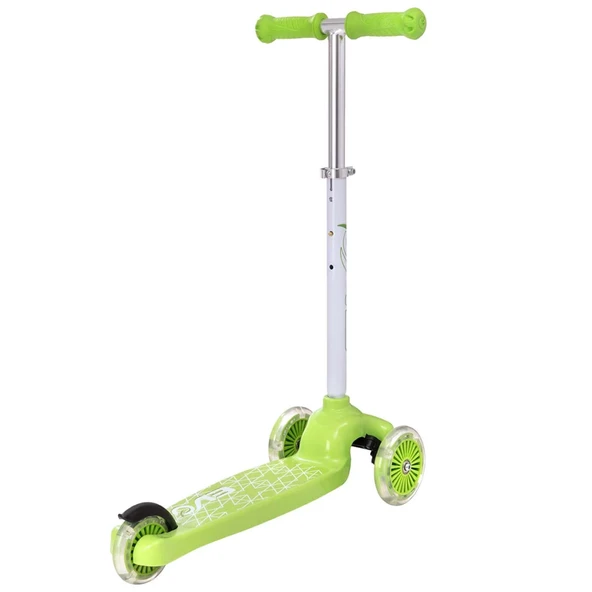 Evo 3 Tekerlekli Move'n Groove Işıklı Yeşil Scooter - Resim 5