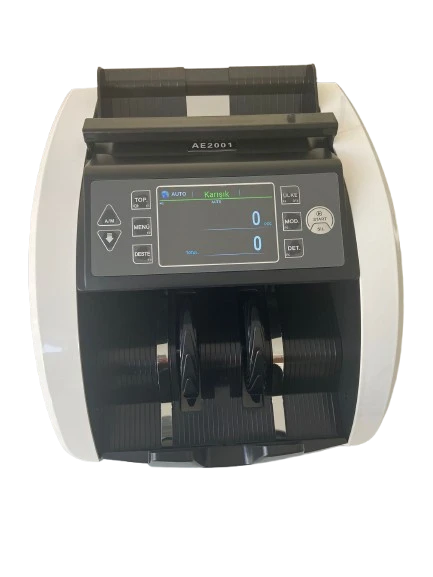 Hesapli Depom  AE2001 5 Ülke Karışık Para Sayma Makinesi - TL-Euro-Dolar-Sterlin-Suriye Lirası - Resim 2