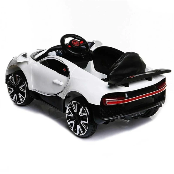 440 Bugo Drive 12V Beyaz Akülü Araba - Resim 3