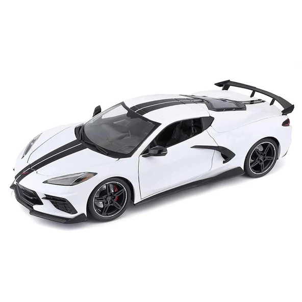 NessiWorld 1:24 2020 Chevrolet Corvette Stingray Coupe - Resim 2