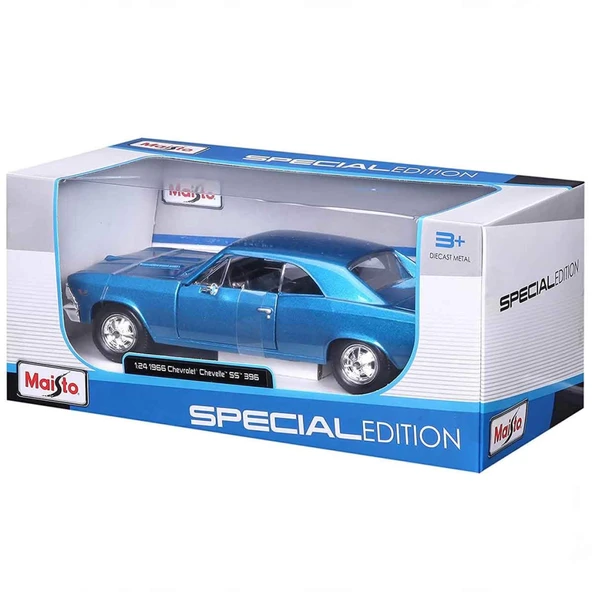 NessiWorld 1/24 1966 Model Chevrolet Chevelle SS 396 - Resim 5