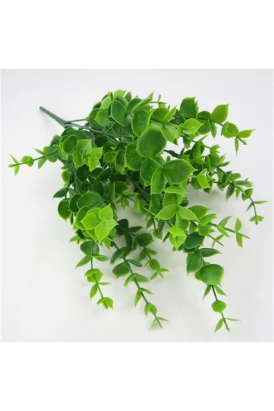 Yapay Çiçek Şimşir Demet Garnitür Yeşil Aradal Dekoratif Yapay Bitki.
