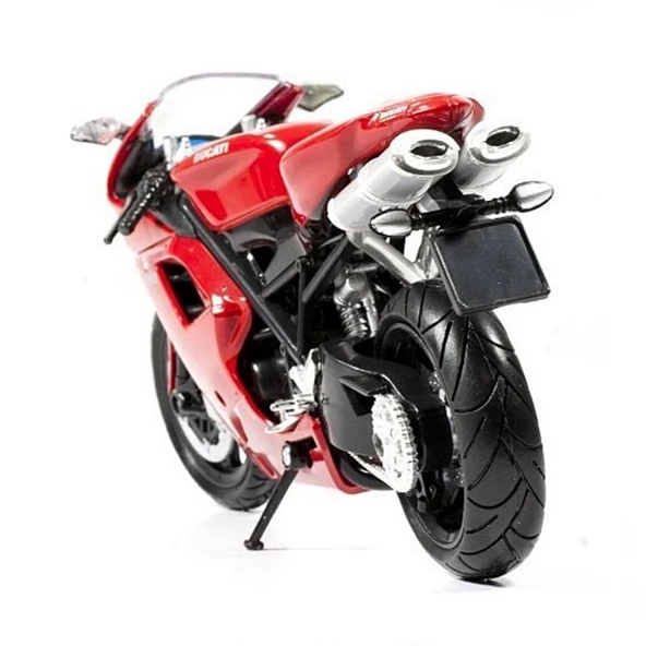 1:12 Ducati 1198 Model Motorsiklet - Resim 3