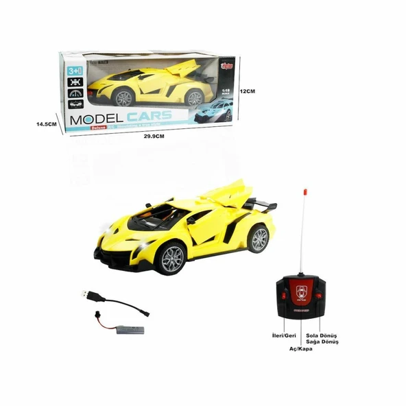 XFG-789-104C Kumandalı Şarjlı 1:18 Kapı ve Bagaj -Vardem ürün görseli