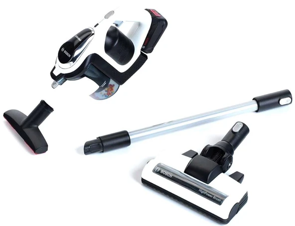 Bosch Oyuncak Sesli Işıklı Beyaz Elektrik Süpürgesi - Resim 2