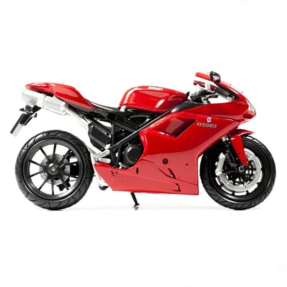 1:12 Ducati 1198 Model Motorsiklet - Resim 2