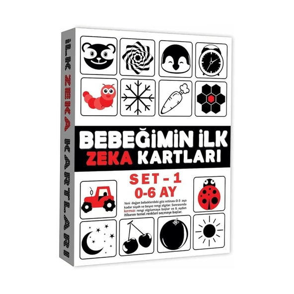 2199 Eğitici Kartlar 0-6 Ay Zeka Kartları ürün görseli