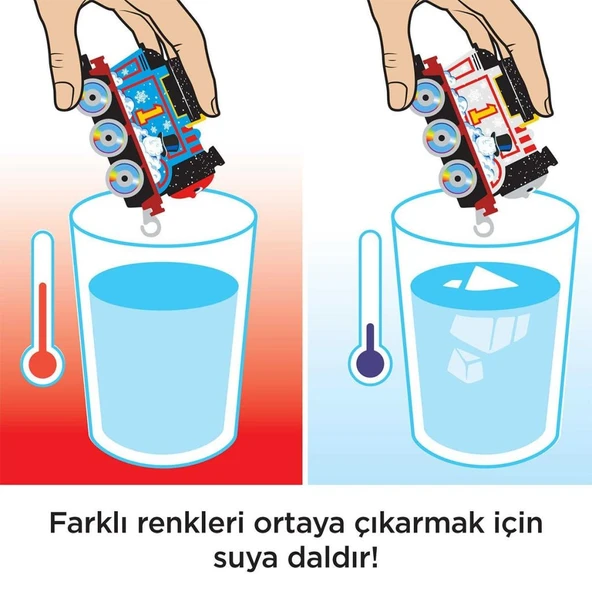 HNP82 Thomas ve Arkadaşları - Renk Değiştiren Küçük Trenler 3lü Paket - Resim 5