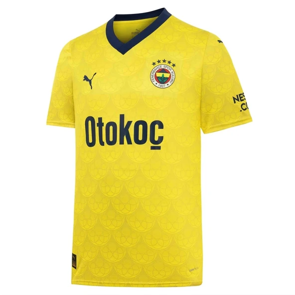 Puma 772008-04 Fsk Away 23/24 Kadın Forma Sarı-Lacivert - 6