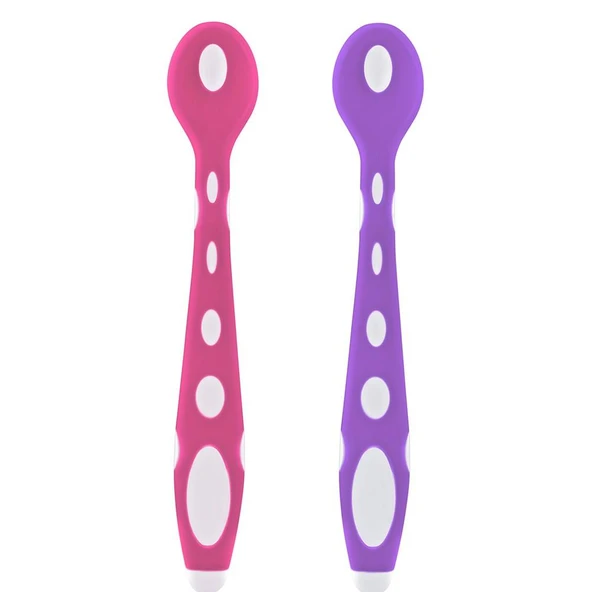 Silikon Mama Kaşığı 563 Pembe Mor ürün görseli