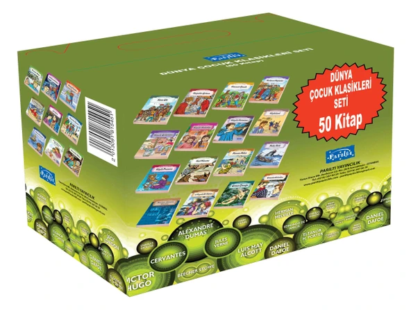Parıltı Dünya Çocuk Klasikleri Seti Kutulu 50 Kitap ürün görseli 1