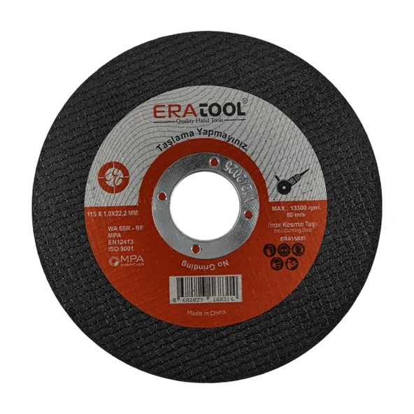 Fixonic Eratool ERA16831 115mm Inox Metal Kesme Taşı (25'Li Paket) ürün görseli 1