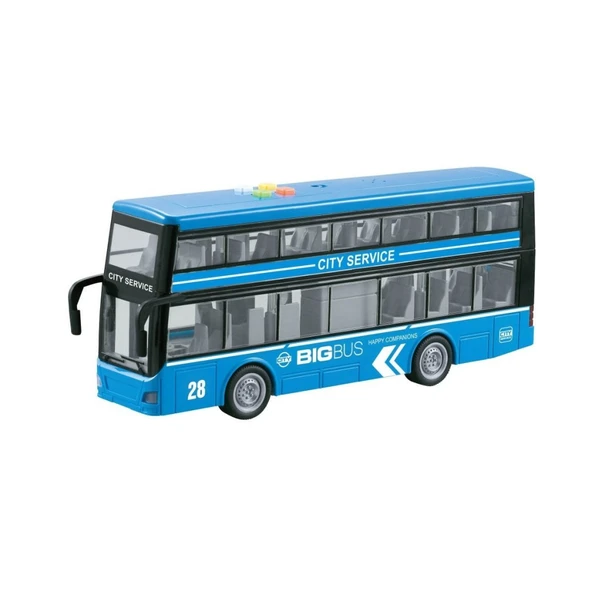 WY912A-BSesliveIşıklıÇiftKatlıOtobüs1:16-Vardem - Resim 2