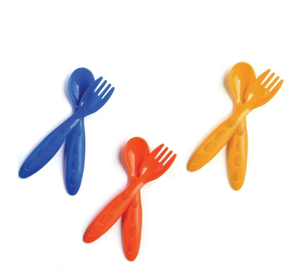 Mama Kaşık Çatal Takımı 495 Mavi - Resim 2