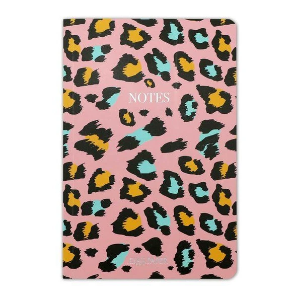 Leopar Pembe Defter ürün görseli 1