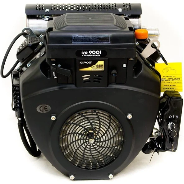 Kipor KG690 Benzinli Motor – 18 HP, 4 Zamanlı, 2 Silindirli V-Twin OHV, Marşlı Sistemli, Profesyonel Endüstriyel Motor ürün görseli