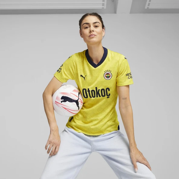 Puma 772008-04 Fsk Away 23/24 Kadın Forma Sarı-Lacivert