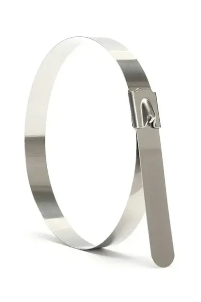 Paslanmaz Çelik Kablo Bağı Cırt Kelepçe 4,6X250 Metalik 304 kalite Tork 100 'Lü Paket - Resim 2