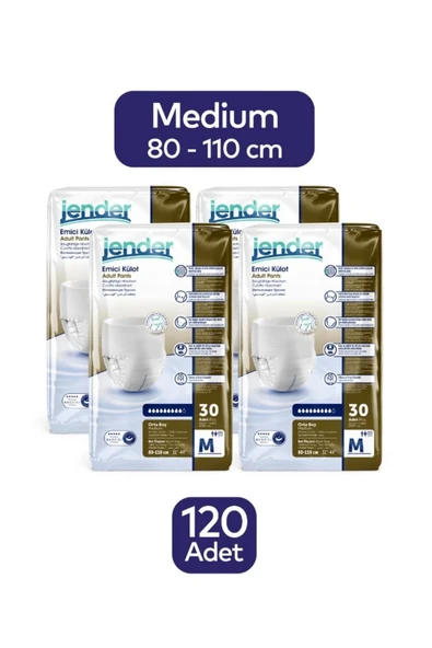 Jender Emici Külot Hasta Bezi Medium 30'lu x 4 adet