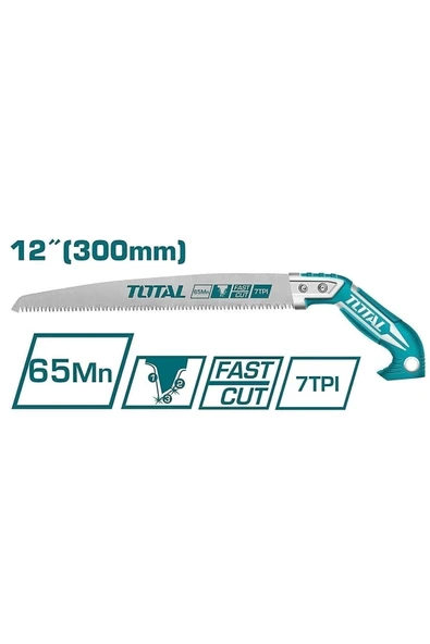 Budama Testeresi 300 Mm Bağ Dal El Testeresi Plastik Saplı Tht51130026 - 2