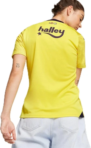 Puma 772008-04 Fsk Away 23/24 Kadın Forma Sarı-Lacivert - 2