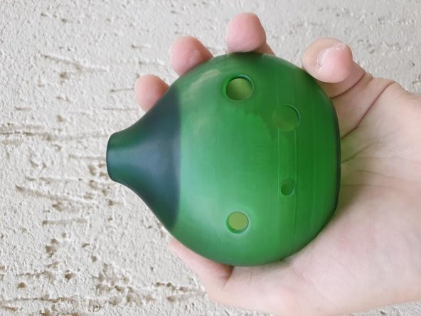 Ocarina Müzik Enstrümanı 6 Delikli Okarina Flüt Ses Aleti - 7