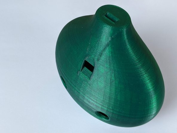 Ocarina Müzik Enstrümanı 6 Delikli Okarina Flüt Ses Aleti - 9
