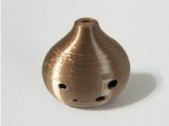 Ocarina Müzik Enstrümanı 6 Delikli Okarina Flüt Ses Aleti - 10