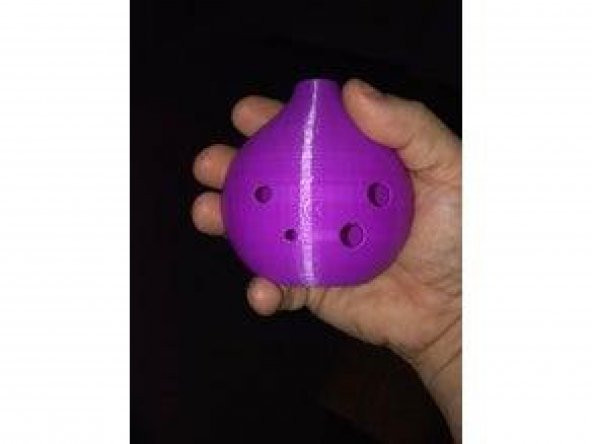 Ocarina Müzik Enstrümanı 6 Delikli Okarina Flüt Ses Aleti - 11