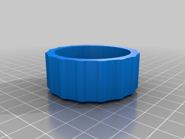 6Mm D Şaft İçin Büyük Jog Dial Knob Plastik Aparat - 3