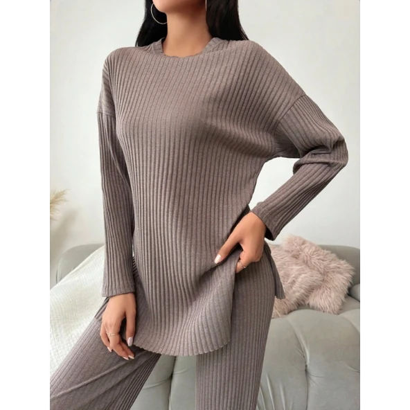 Lucky Life Kadın Uzun Kollu Kaşkorseikili Takım