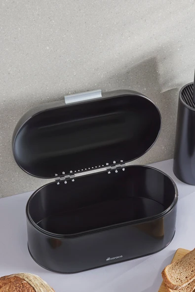 Karaca Dustin Ekmek Kutusu Siyah - Resim 3