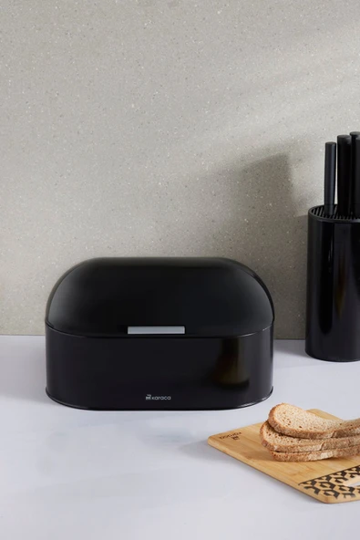 Karaca Dustin Ekmek Kutusu Siyah ürün görseli