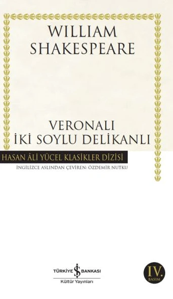 Veronalı İki Soylu Delikanlı - Hasan Ali Yücel Klasikleri ürün görseli 1