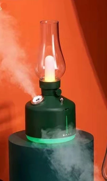 RGB Işıklı Şarjlı Ultrasonik Hava Nemlendirici | 280ml Aromaterapi Buhar Makinesi & Gece Lambası - 5