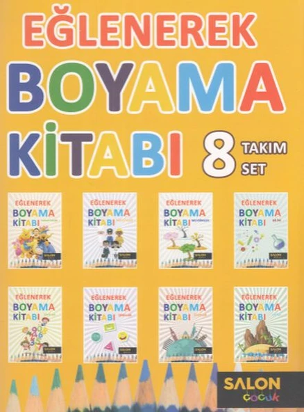 Eğlenerek Boyama (8 Takım Set) ürün görseli 1