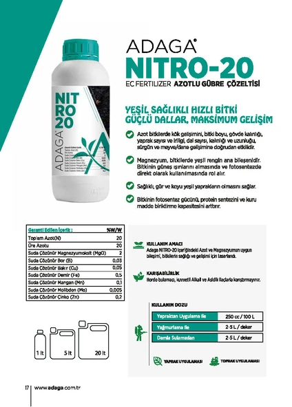 ADAGA  Nıtro-20 - 20 Litre - 2