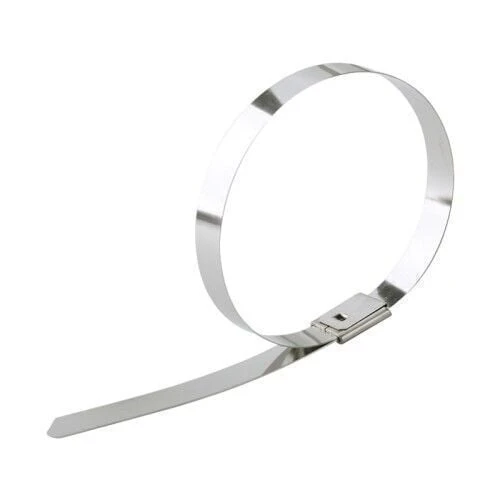 Paslanmaz Çelik Kablo Bağı Cırt Kelepçe 7,9X680 Metalik 304 kalite Tork 100 'Lü Paket