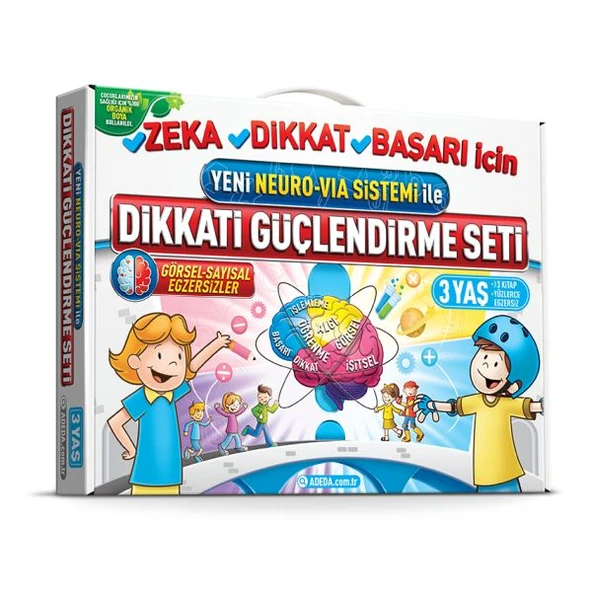 Dikkati Güçlendirme Seti  Anasınıfı – 3 Yaş Neuro-Via ürün görseli 1