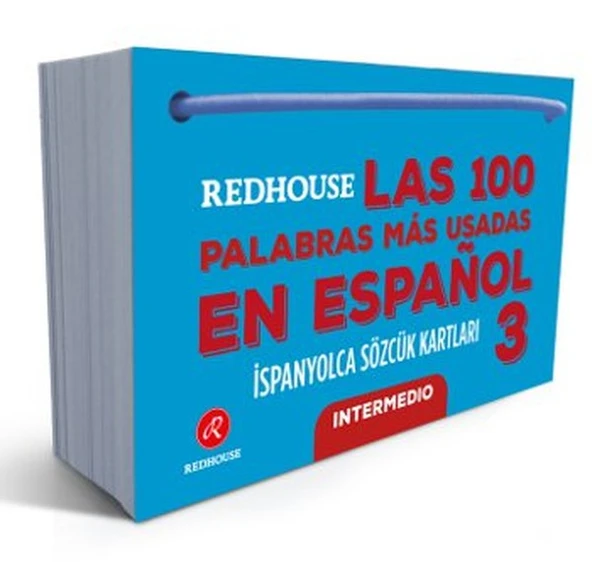 Redhouse Las 100 Palabras Mas Usadas En Espanol - İspanyolca Sözcük Kartları 3 ürün görseli 1