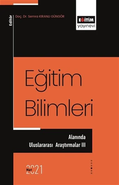 Eğitim Bilimleri Alanında Uluslararası Araştırmalar 3 ürün görseli 1