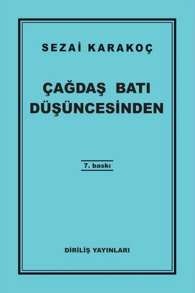 Çağdaş Batı Düşüncesinden ürün görseli 1